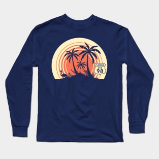 Florida Highway 98 Beach Long Sleeve T-Shirt